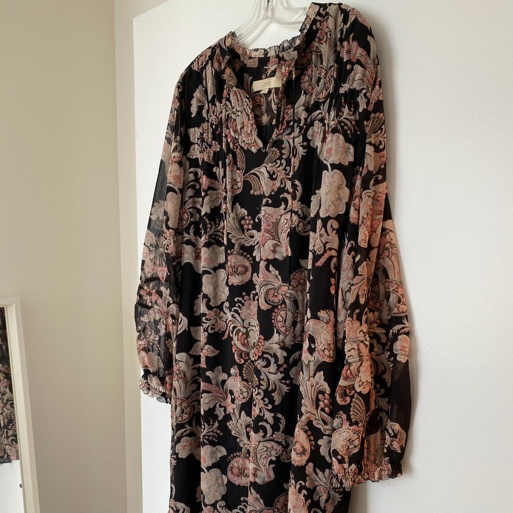 Loft PLUS Elegant Paisley Dress - XL